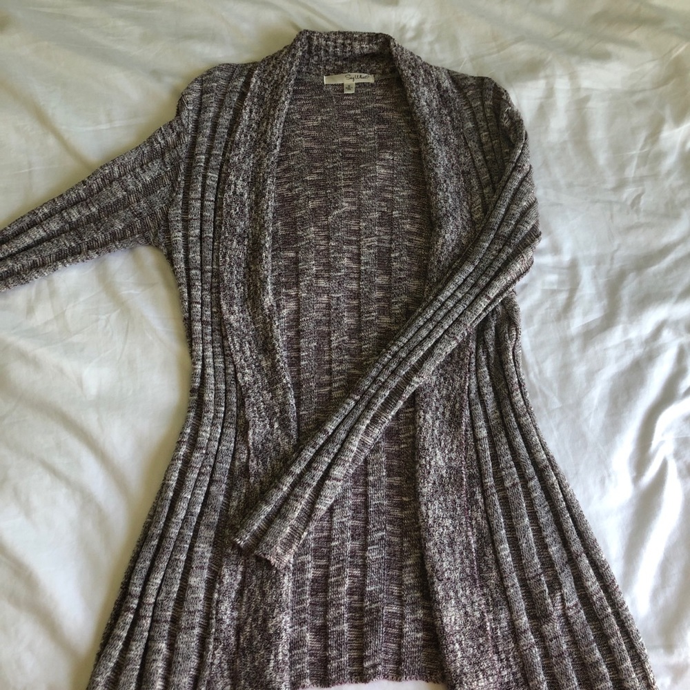 Purple/Grey Cardigan